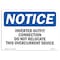 Signmission Safety Sign, OSHA Notice, 10" Height, Inverter Output Connection Do Sign, Portrait OS-NS-D-710-V-13716 - alternate 1